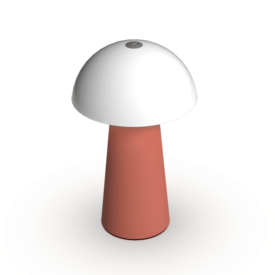 Frode bordlampe i terracotta